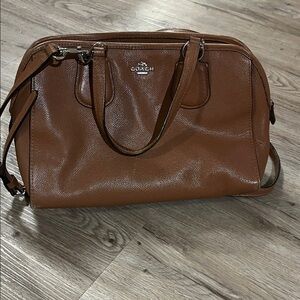 Coach Tan Leather Satchel